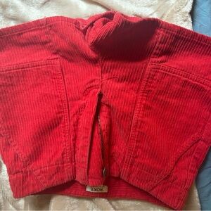 Roxy Girls Red Corduroy Skirt